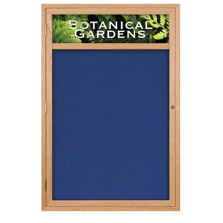 United Visual Products Sliding Glass Door Radius Letterboard, 96"x48", Bronze/Green Vinyl UV9024ACS-BRONZE-HUNGRN